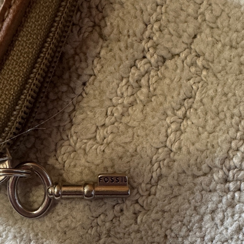 Fossil Beige Wallet with Yellow, Orange and Teal Bird Print - Picture 3 of 5